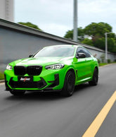 BMW X3M X3MC F97 LCI 2022 2023 2024 & X4M X4MC F98 LCI 2022 2023 2024 with Aftermarket Parts - Middle Vent Bumper Valences Pre-preg Carbon Fiber from BCTXE Tuning